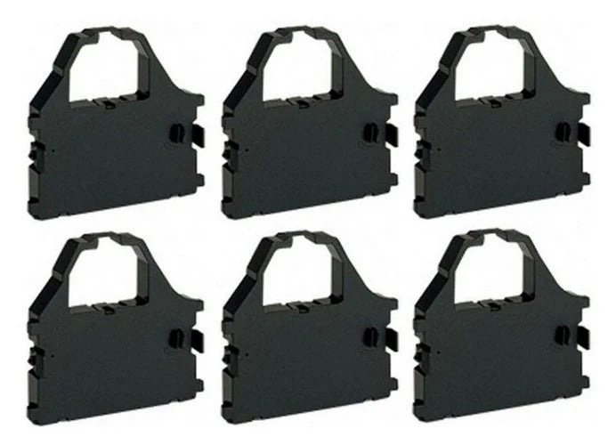 Star Micronics Compatible 6/Pack Black Printer Ribbon, 80982020
