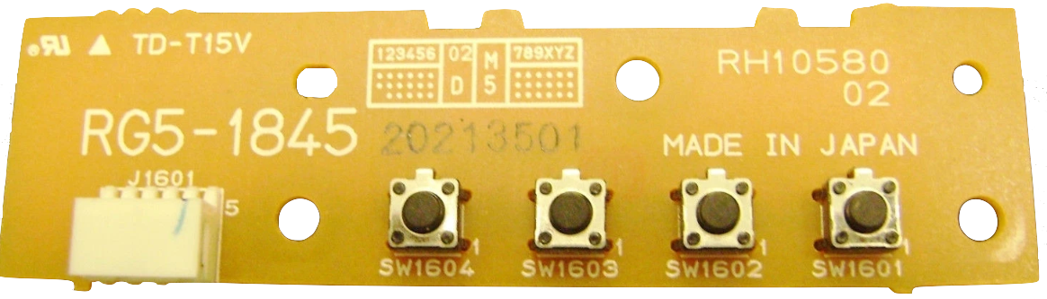 HP 5Si/8500/8000/8100 Paper Size Sensor Board, RG5-1845