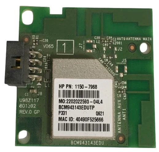 HP M553/M605/M577/M527 Wireless PC Board Assembly, 1150-7968
