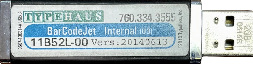 HP BardCodeJet (USB 3.0), 11B52L-00