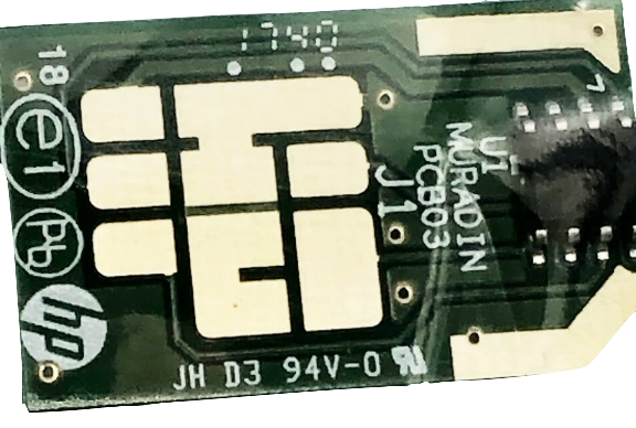 HP T930/T1530/T2530/T3500 Crypto Asic SIM Chip PCA Assembly, B9E24-67023
