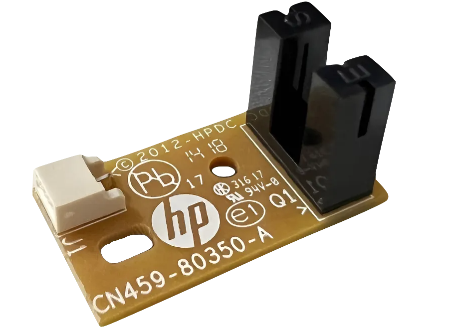 HP X451/X476/X551 Media Presence Sensor Flag PC Board, CN598-67034