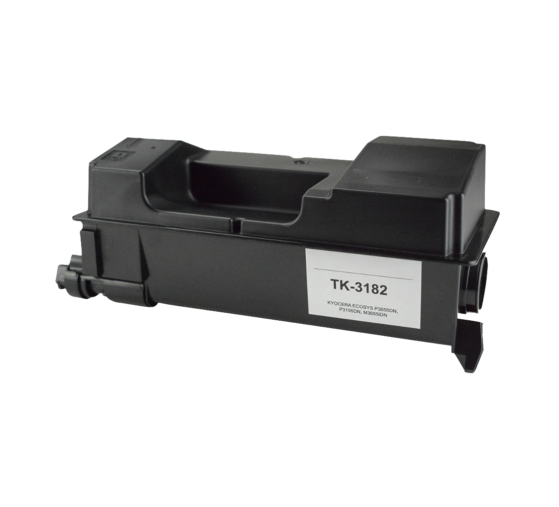 Kyocera M3655/P3055/P3155 21K Compatible Black Toner Cartridge TK-3182, 1T02T70US0