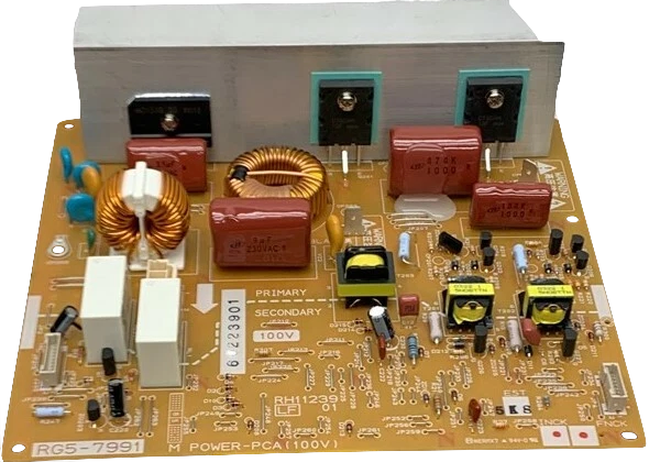 HP 5500/5550 Fuser Power Supply PC Board, RG5-7991