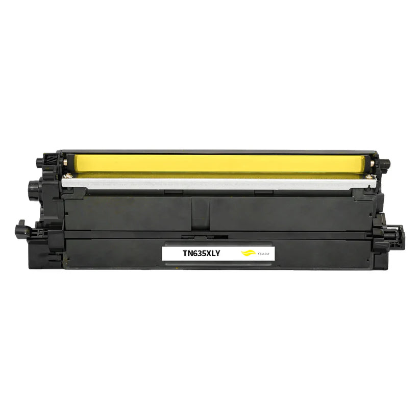 Brother Compatible Yellow 4.5K High Yield Toner Cartridge, TN635XLY