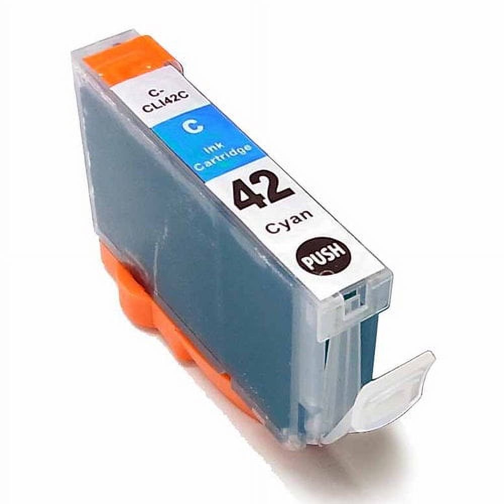 Canon CLI-42 Compatible Cyan 600 Yield InkJet Cartridge, CLI-42C