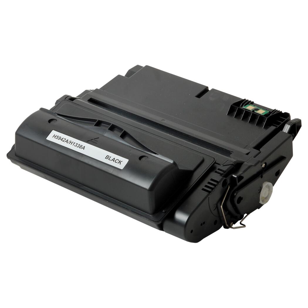 HP 38A/42A Compatible Black 12K Yield Toner Cartridge, Q1338A/Q5942A