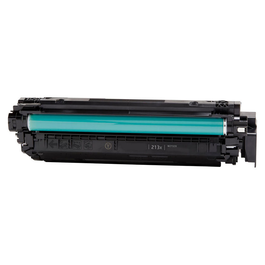 HP 213X Compatible Yellow 6K High Yield Toner Cartridge (New Chip), W2132X