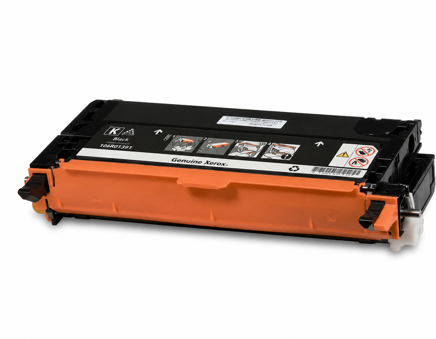 Xerox Phaser 6280 Standard Capacity Black Laser Toner Cartridge, 106R1391