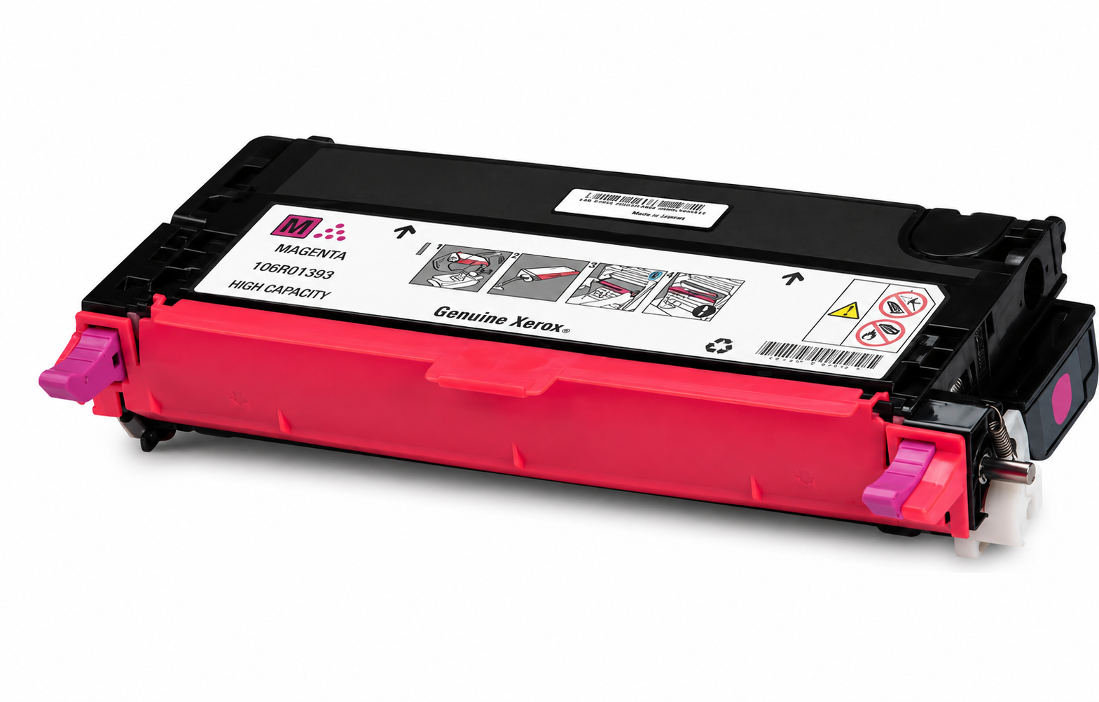 Xerox Phaser 6280 High Capacity Magenta Laser Toner Cartridge, 106R1393