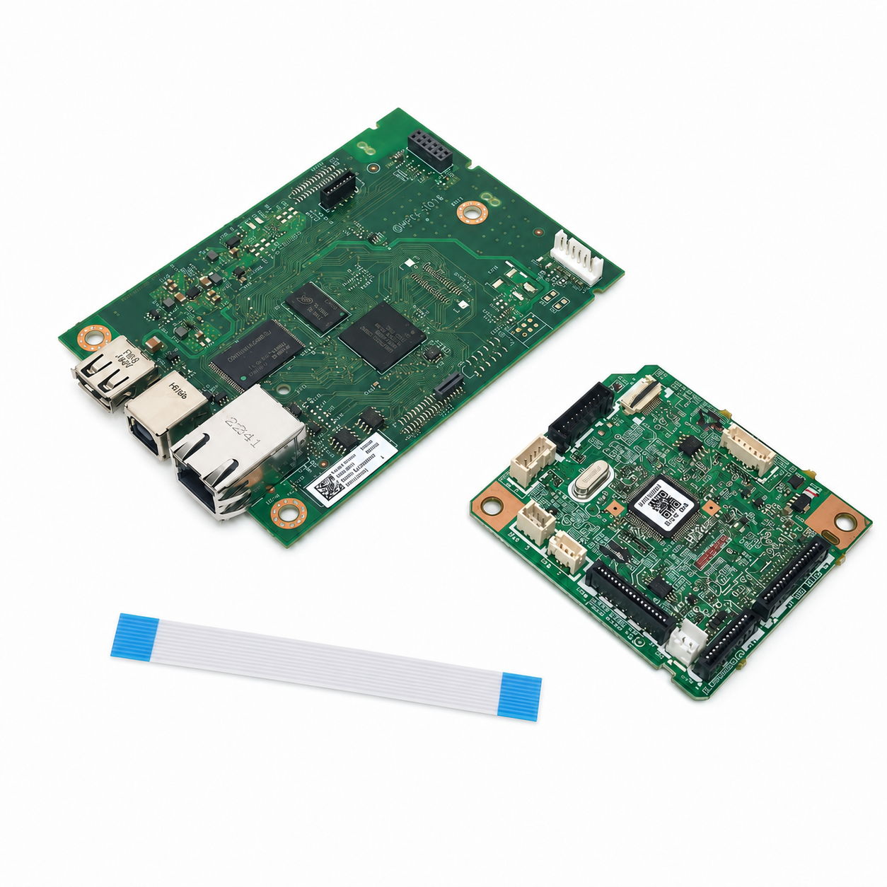 HP LaserJet 4001N Formatter + Engine Board + FFC (Fixes error 76.00.64) 2Z599-67002 RM3-8532
