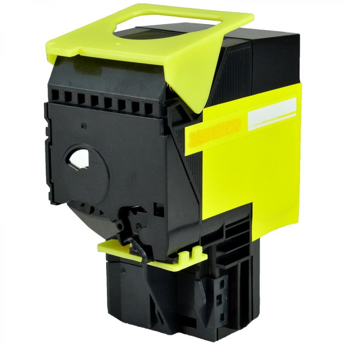 Lexmark 801SY Remanufactured Yellow 2K Yield Toner Cartridge, 80C0S40