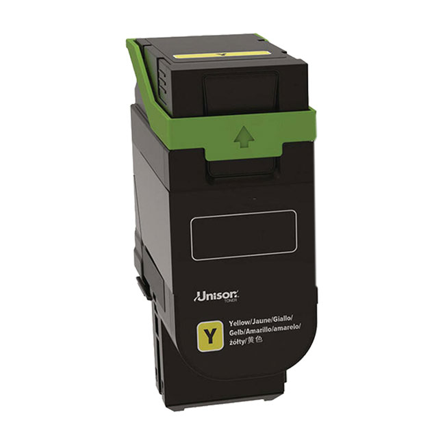 Lexmark Remanufactured Yellow 8.8K High Yield Toner Cartridge, 75M1HY0