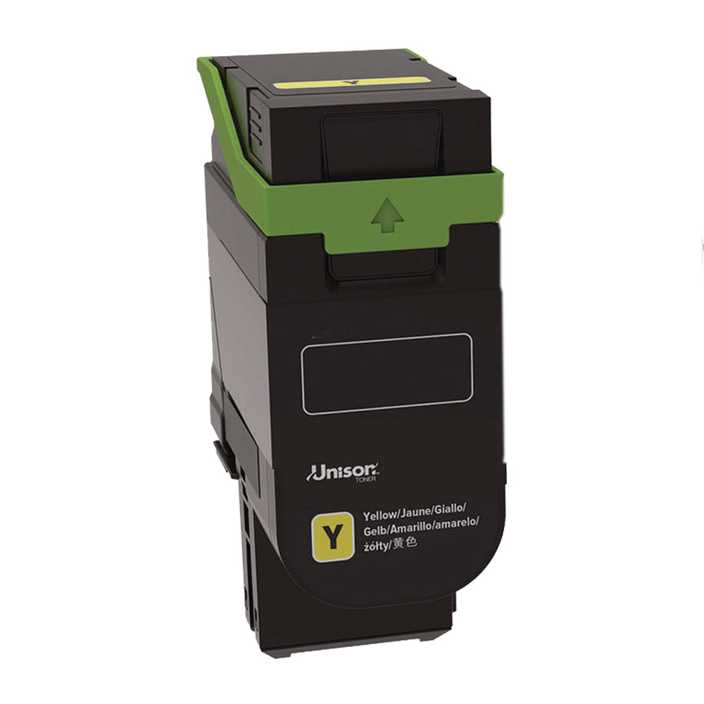 Lexmark Remanufactured Yellow 11.7K High Yield Toner Cartridge, 75M1XY0