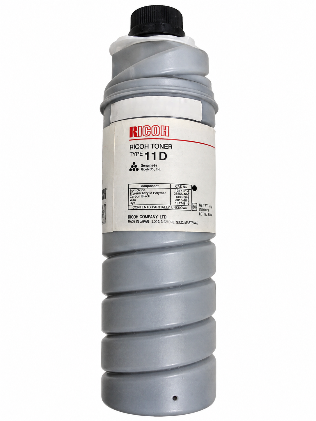 Ricoh Aficio 400/401/500 Type 11D Black Toner Cartridge, 885144
