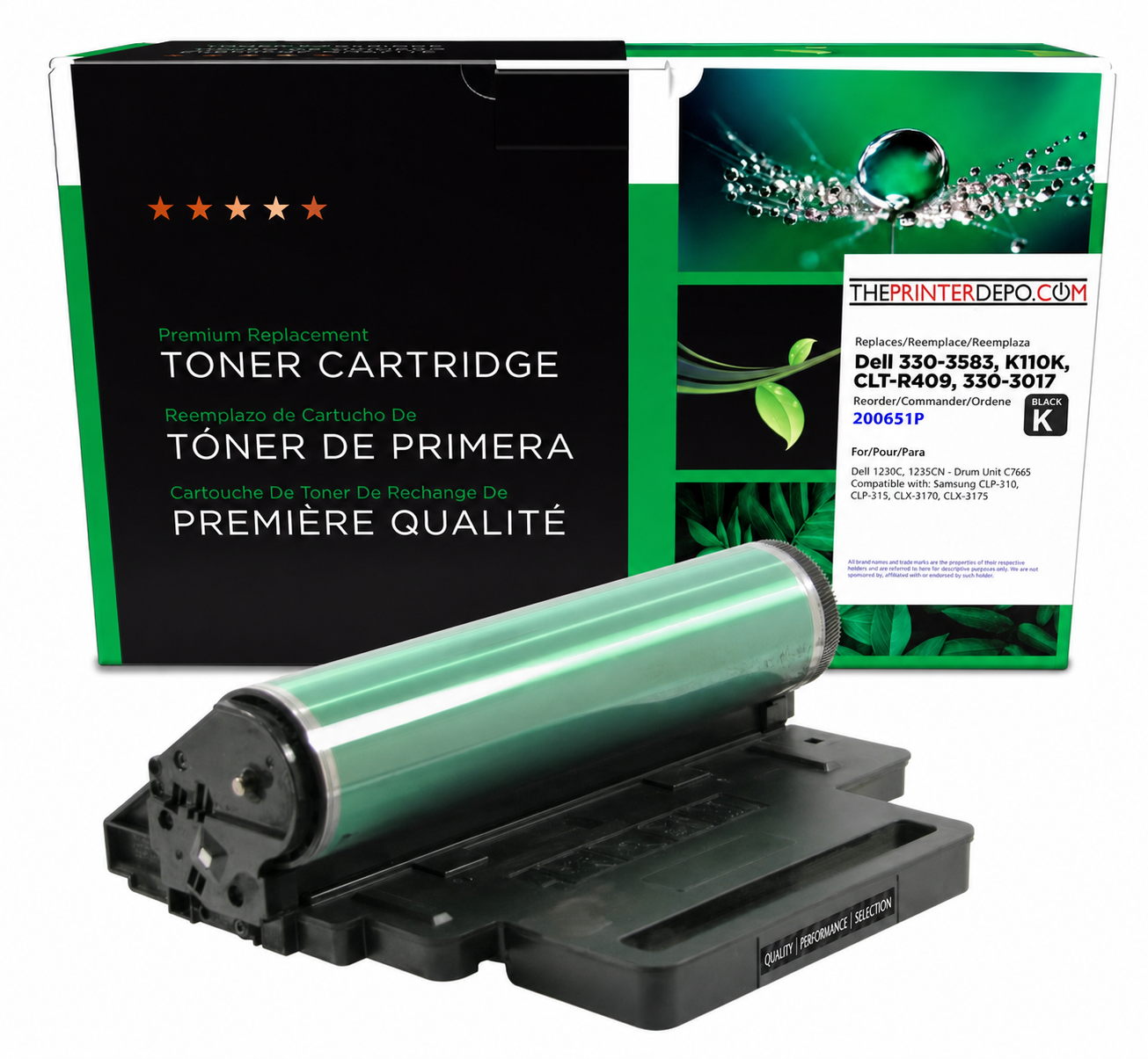 Dell 1230C, 1235CN,CLP-310, CLP-315, CLX-3170, CLX-3175 Universal Drum Unit 330-3583