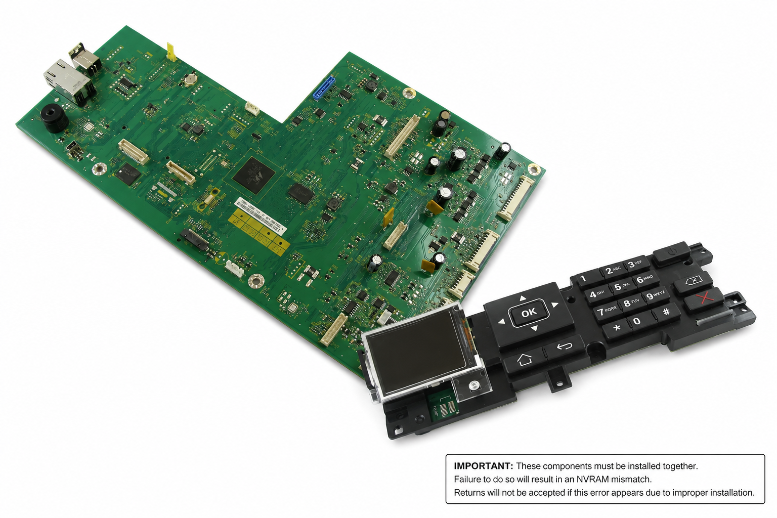 Lexmark MS821N, MS821DN & MS823DN Main Board + Control panel 41X2606 41X1733
