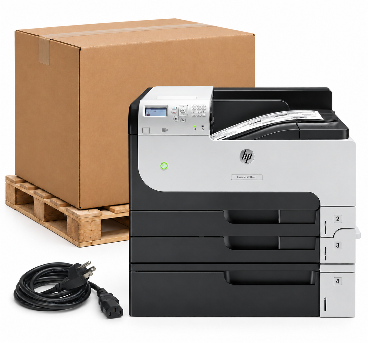 HP LaserJet Enterprise M712xh 11X17 Monochrome Duplex Printer CF238A