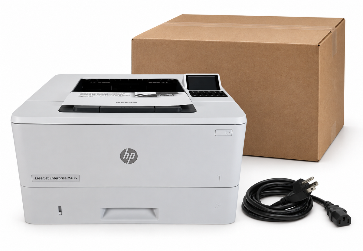 HP LaserJet M406dn Monochrome Printer 3PZ15A