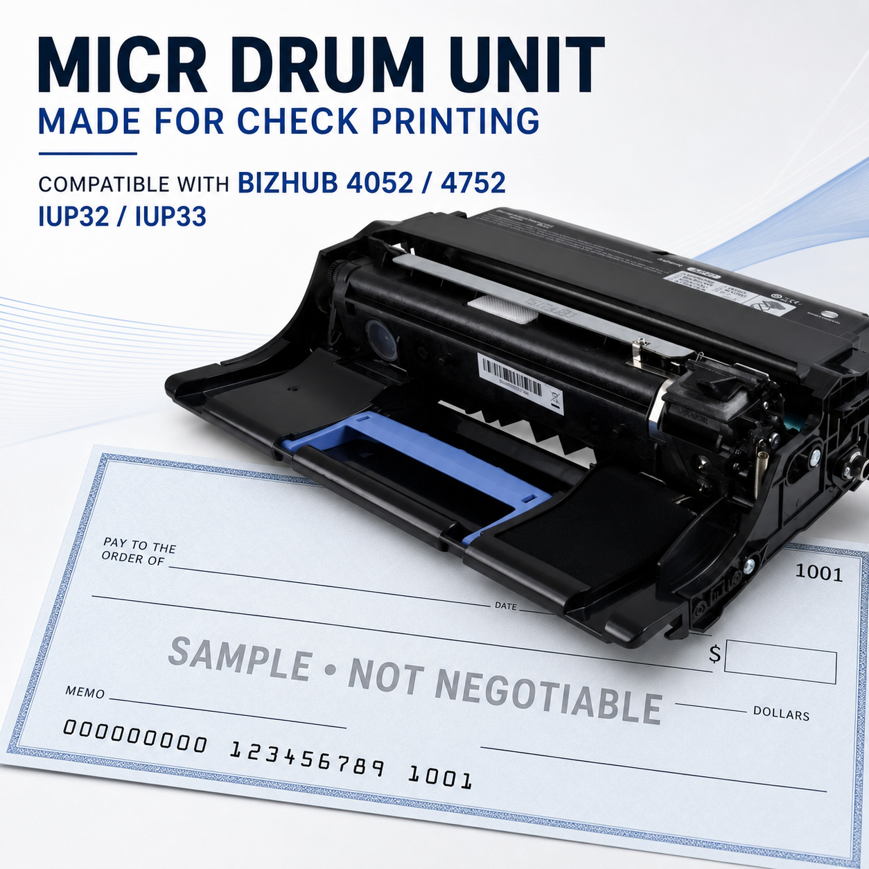 Konica Minolta Bizhub 4052, 4752 MICR Drum Unit IUP32/IUP33