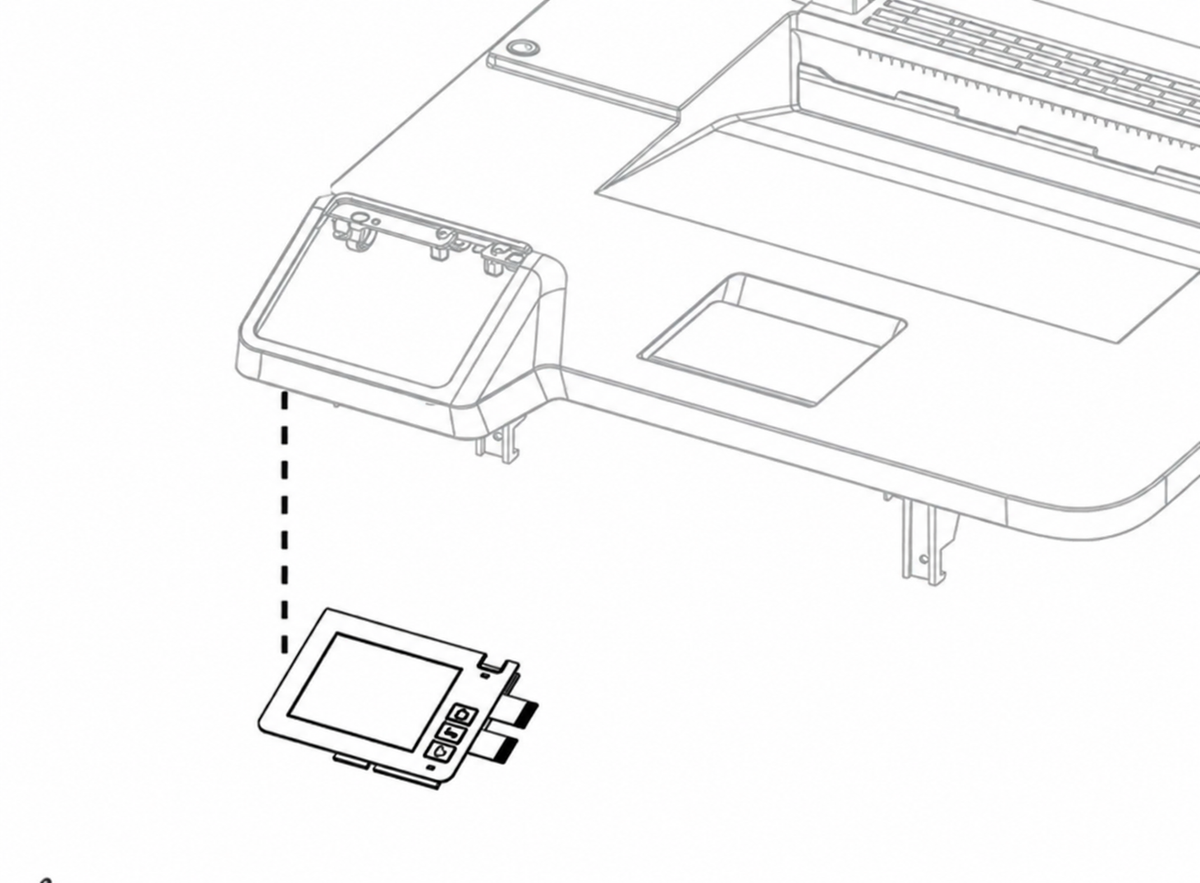 Lexmark CX331adwe/CX431adw/CS431dw/C2326/C3426dw Touchscreen Control Panel – 41X2601