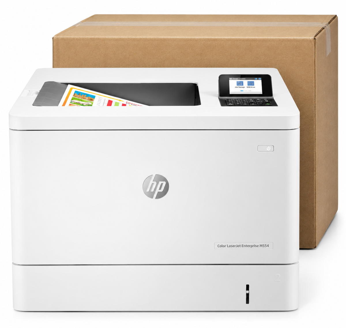 HP LaserJet Enterprise M554dn Color New Open Box 7ZU81A