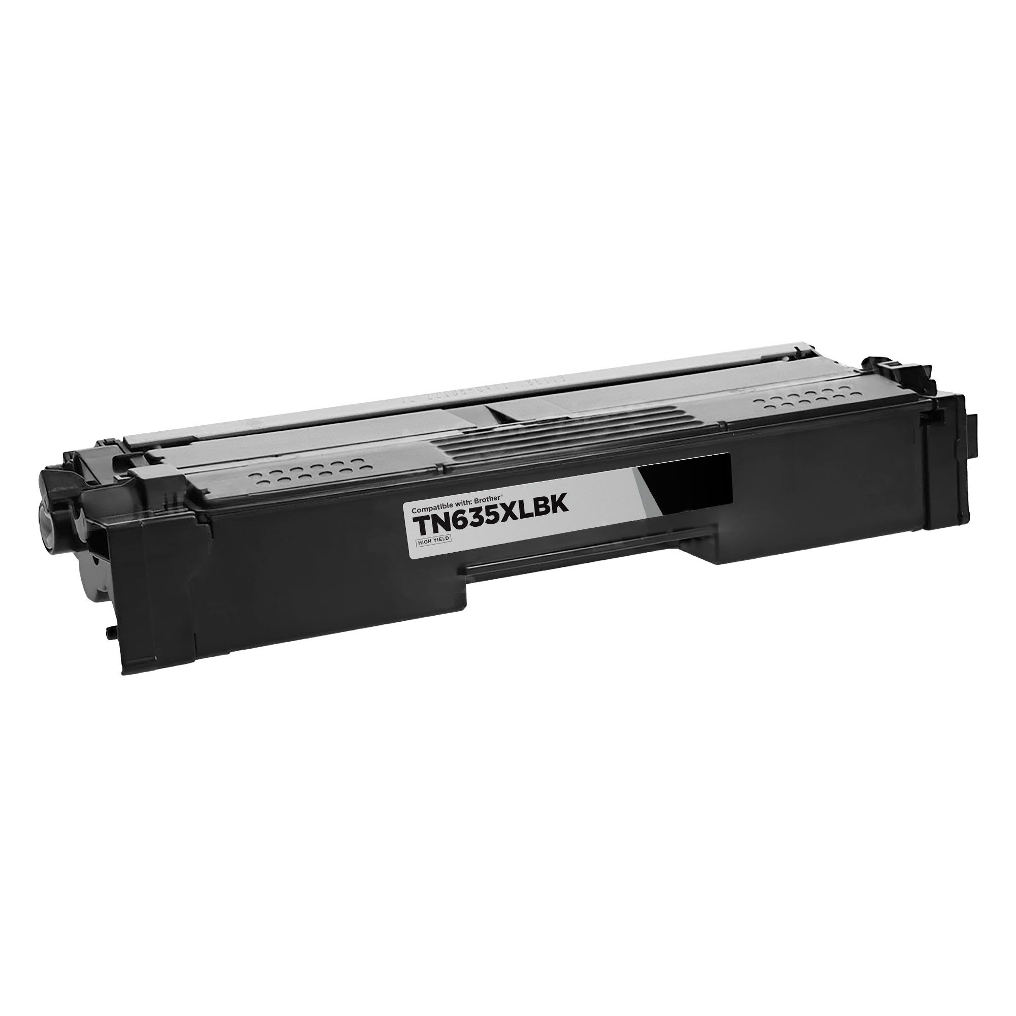 Brother Compatible Black 5.5K High Yield Toner Cartridge, TN635XLBK