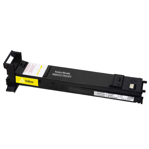 Konica C20/C20P/C20PX/C20X Yellow Toner Cartridge, A0DK233
