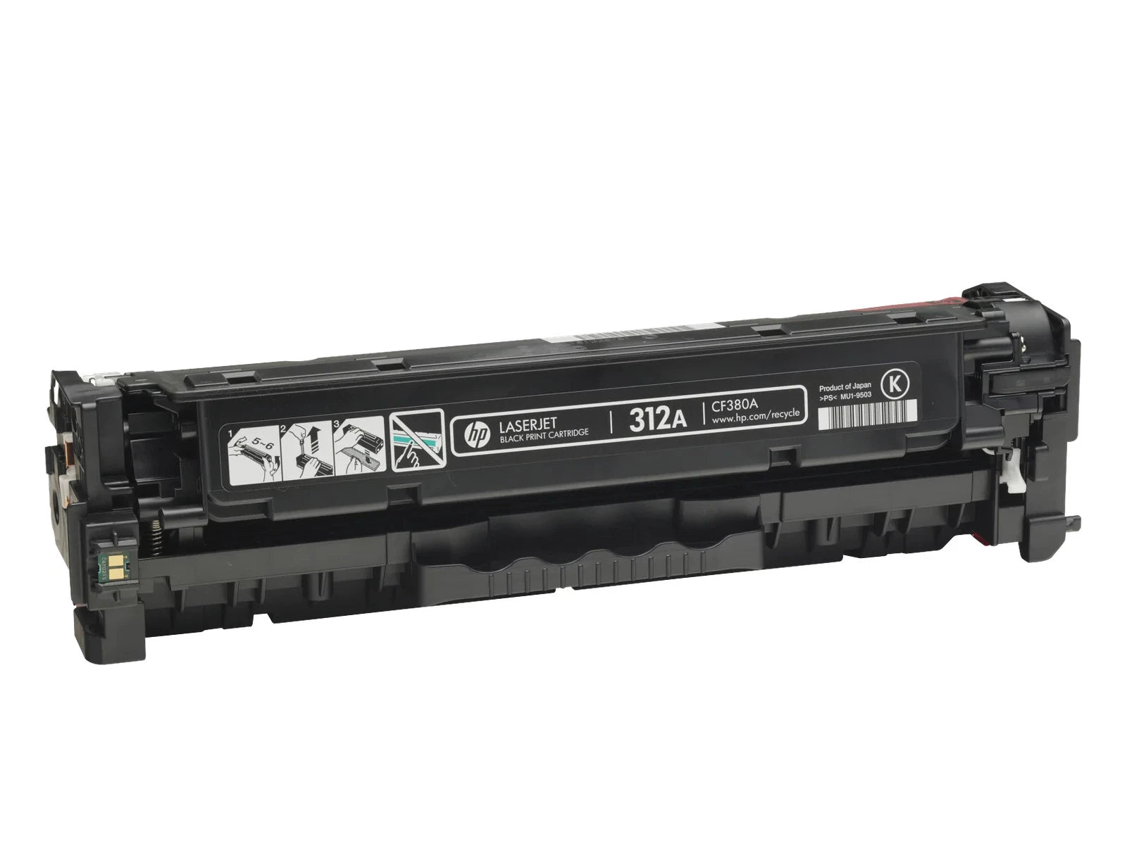 HP 312A Compatible Black 3.5K Yield Toner Cartridge, CF380A