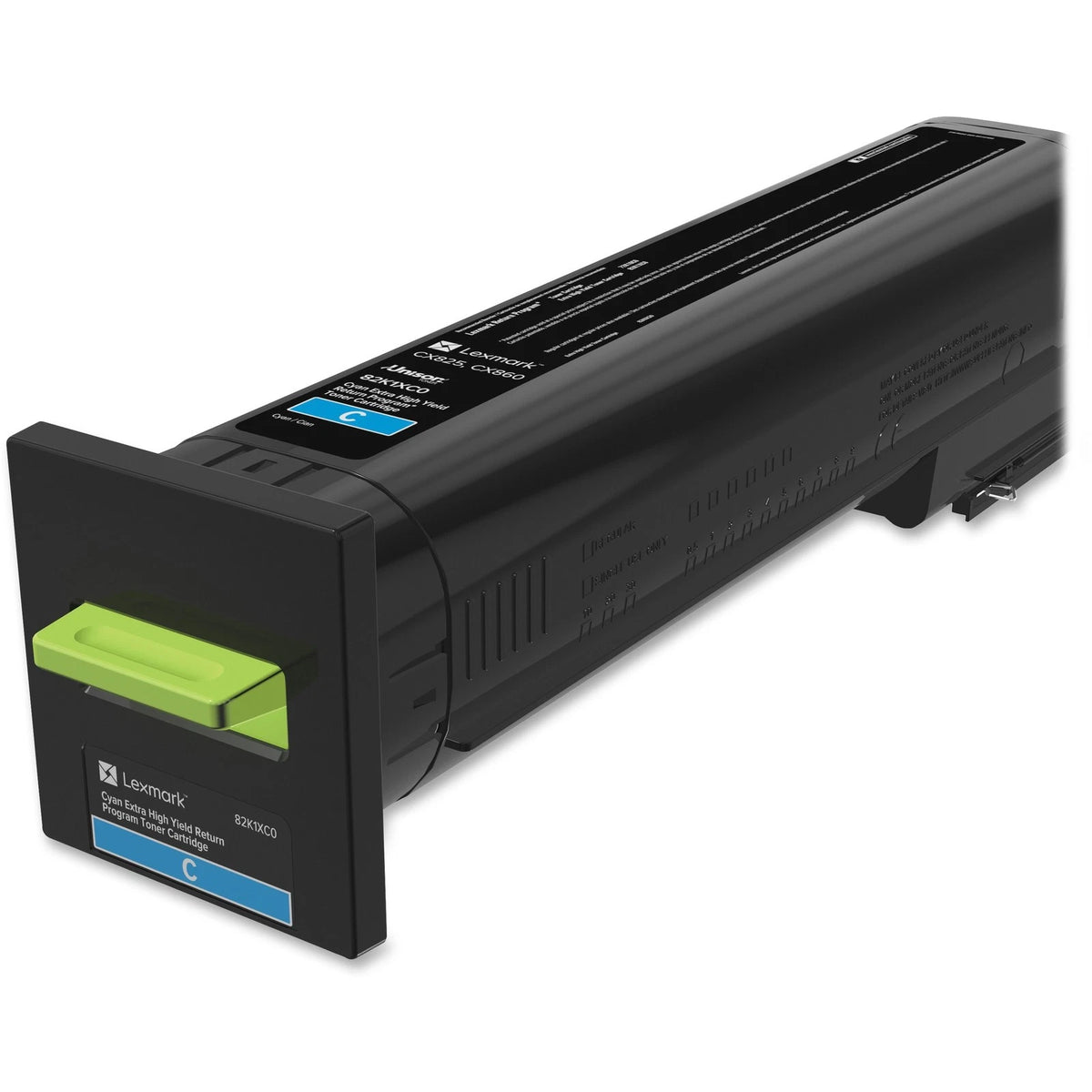 Lexmark CS825/CS860 22K Cyan Toner Cartridge, 82K1XC0