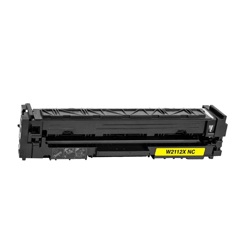 HP 206X Compatible Yellow 2.45K High Yield Toner Cartridge DIY (No Chip), W2112X