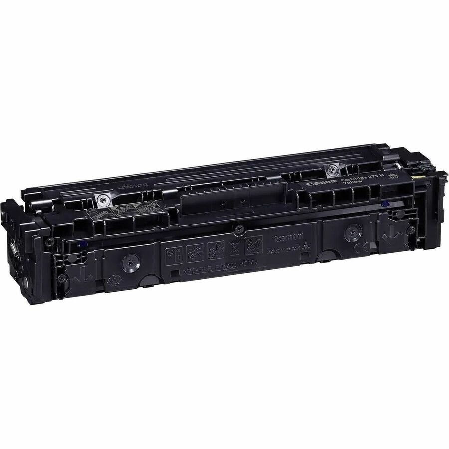 Canon 075H Compatible Yellow 2.5K High Yield Toner Cartridge, 6366C001