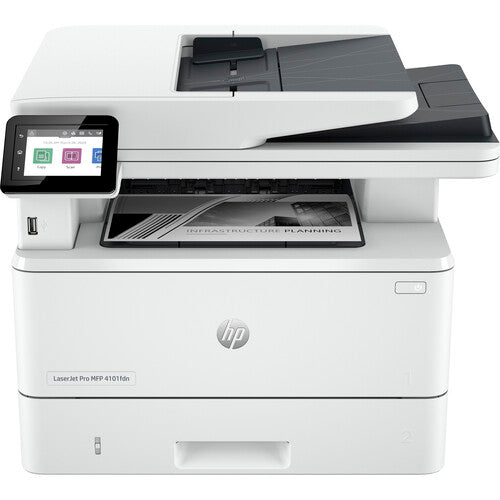 HP LaserJet Pro MFP 4101fdwe All-in-One Monochrome Wireless Printer (Refurbished) 2Z619E