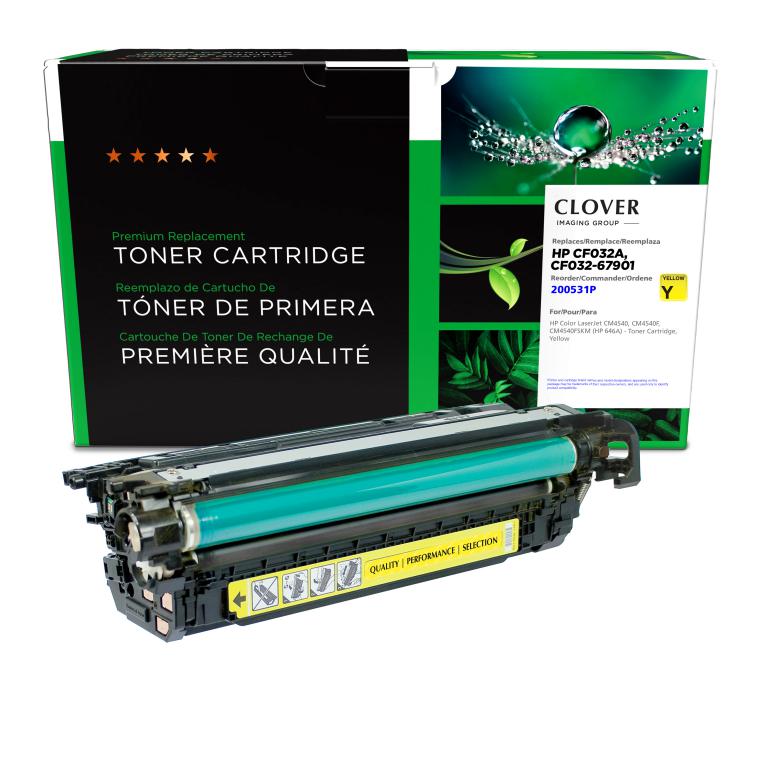 Yellow Toner Cartridge for HP CF032A (HP 646A)