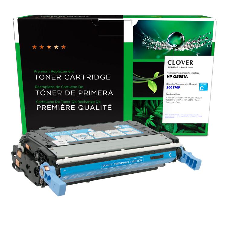 Cyan Toner Cartridge for HP Q5951A (HP 643A)
