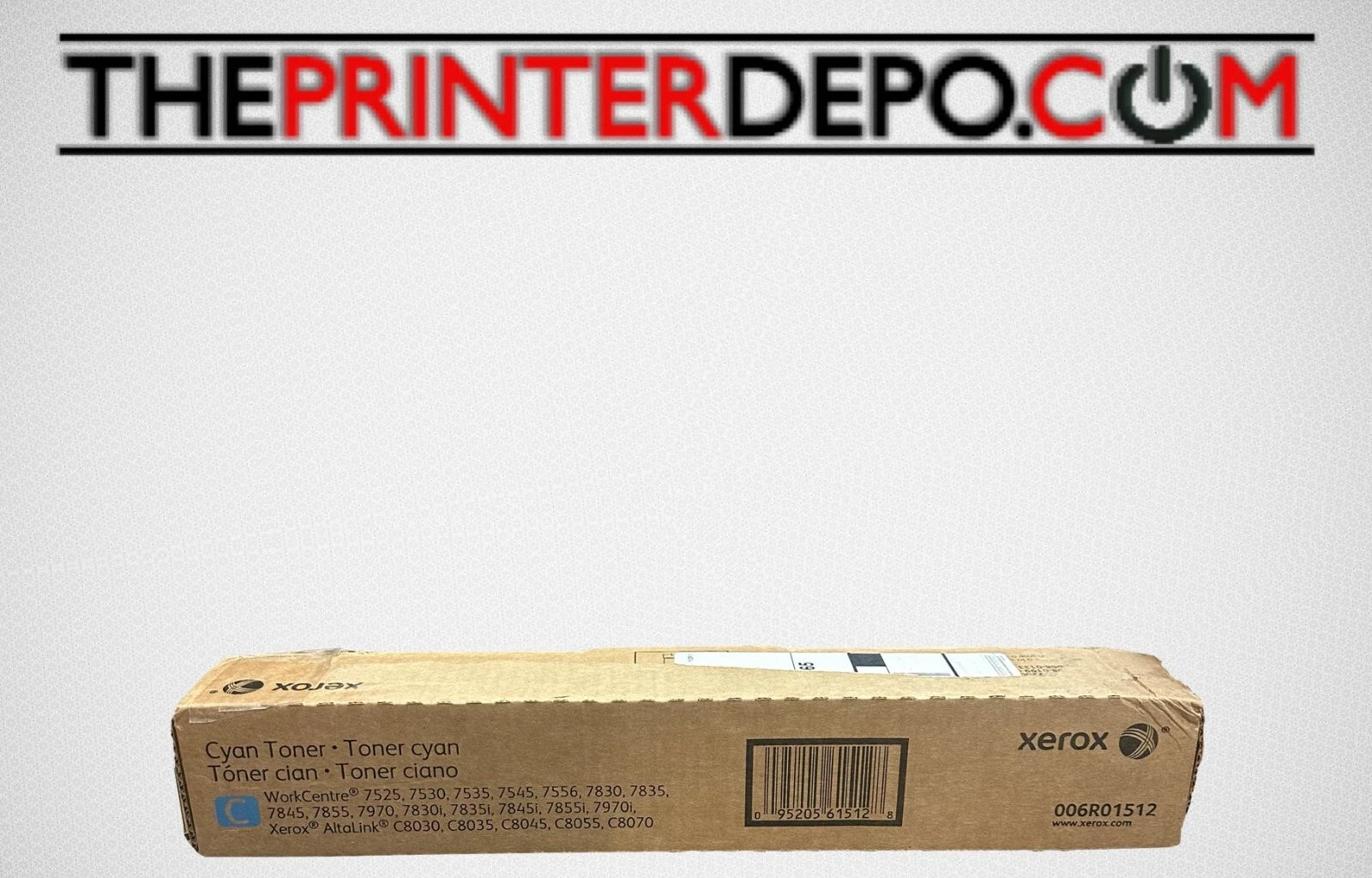 Xerox 7525 7530 7535 7545 7556 Cyan Toner New Open Box, 006R01512