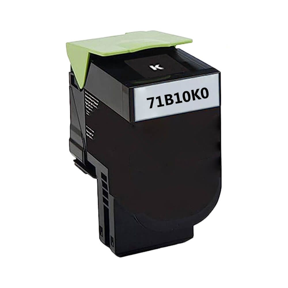 Lexmark CS317/CX317/CS517/CX517 Remanufactured Toner Cartridge Black 3K Yield, 71B10K0