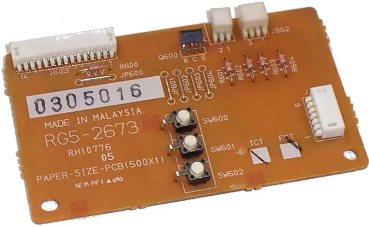 HP 4000/4050/4100 Feeder Controller Board, RG5-2673-000CN