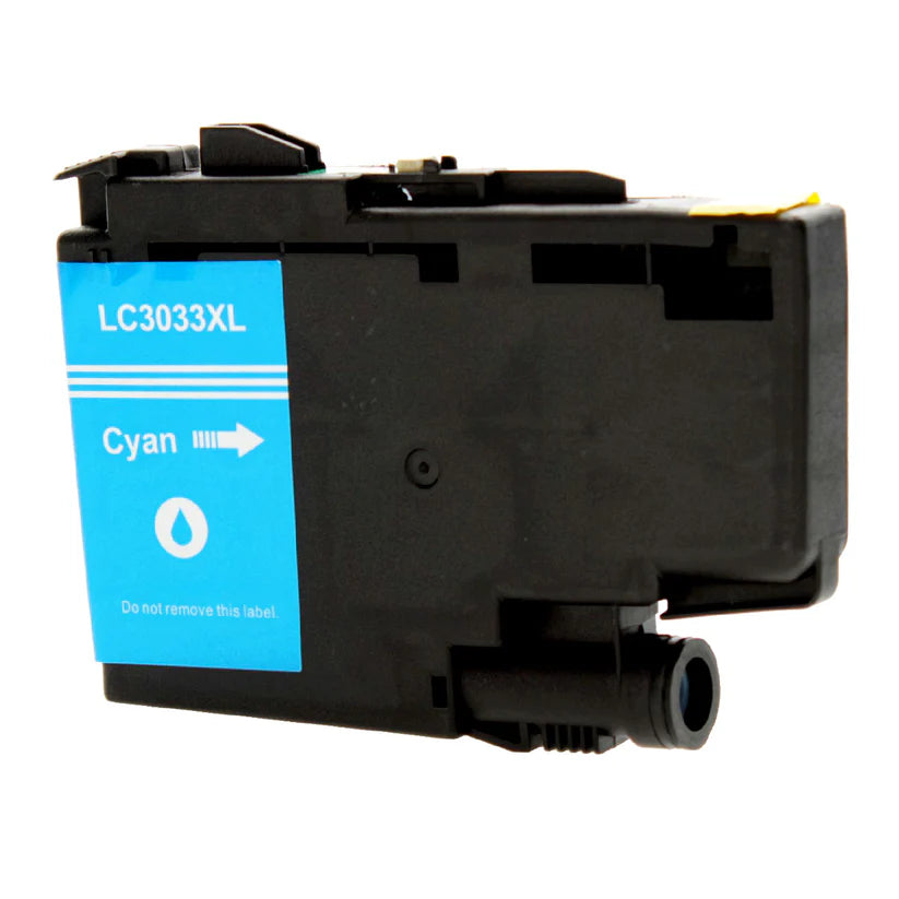 Brother J995 Compatible InkJet Cartridge Cyan 1500 Super High Yield, LC3033C
