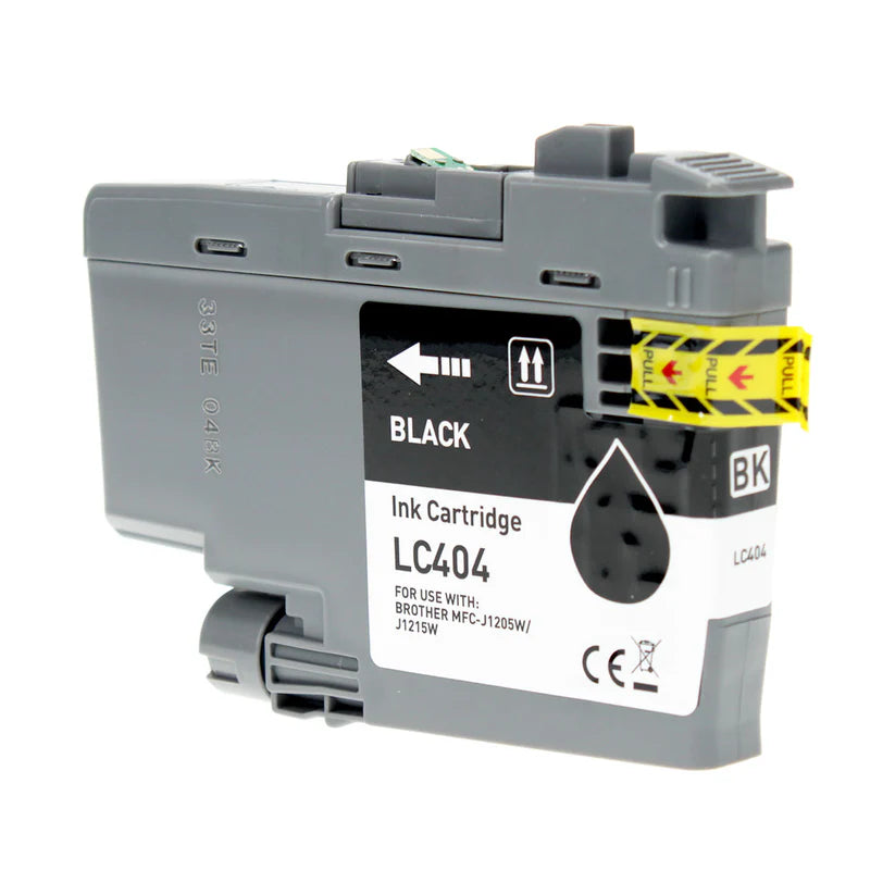 Brother J1205/J1215 Compatible Inkjet Cartridge Black 750 Yield, LC404BK