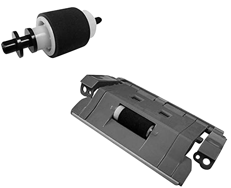 HP LaserJet CP3525/CM3530/M575/M570 Tray 2 Roller Kit, RM1-4968/RM1-4966