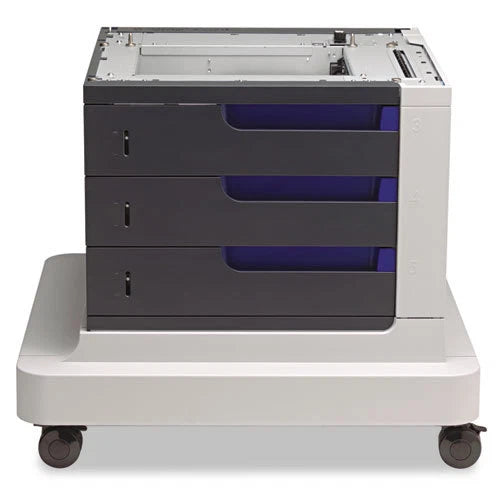 HP CP4025 CP4525 3 X 500 Sheet Feeder Stand, CC423A Remanufactured