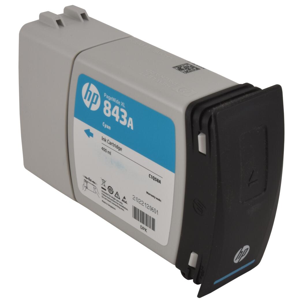 HP 843A Remanufactured Inkjet Cartridge Cyan 400 ML, C1Q58A