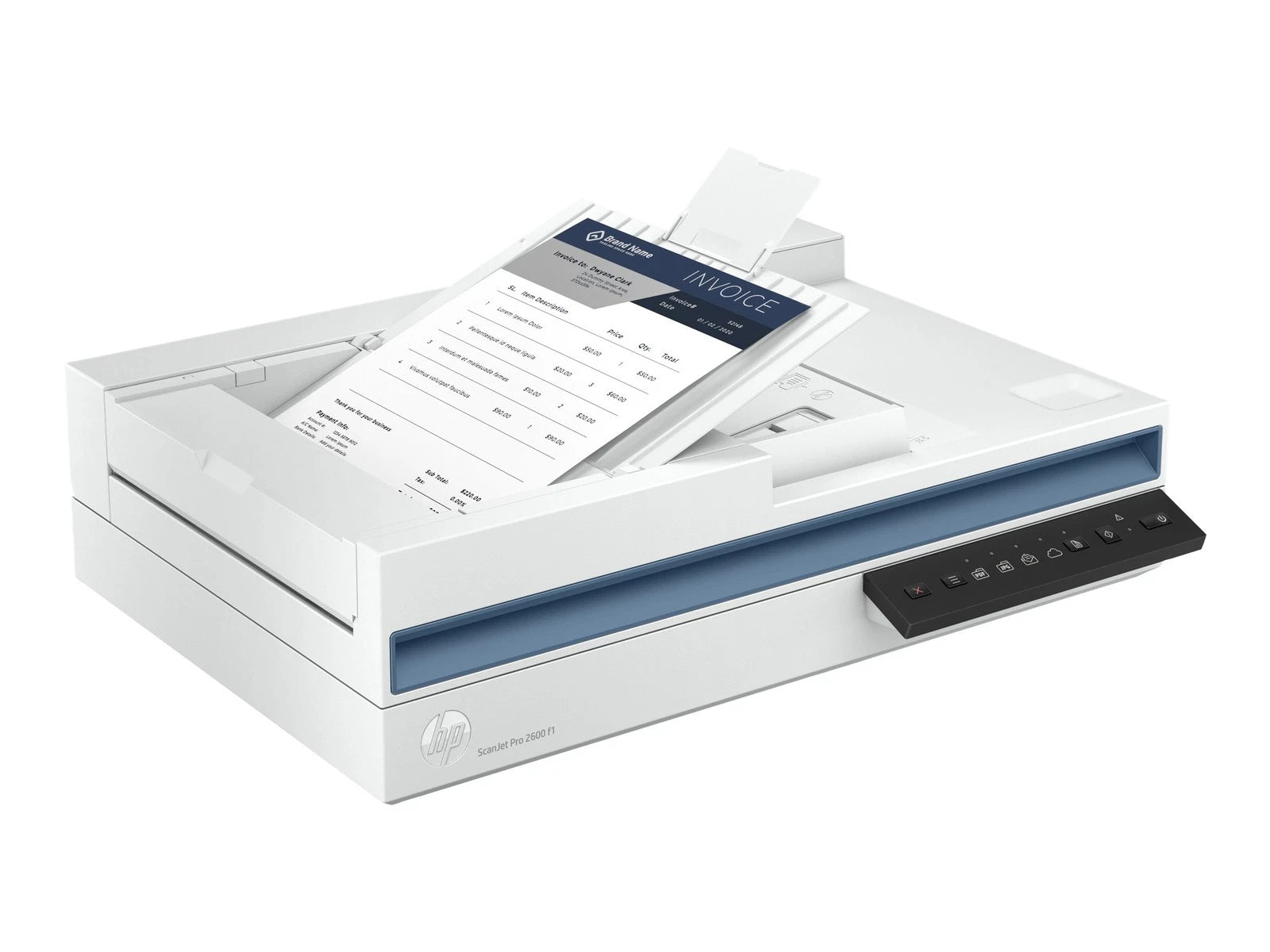 HP ScanJet Pro 2600 f1, Fast 2-Sided scanning and auto Document Feeder New Open Box, 20G05A
