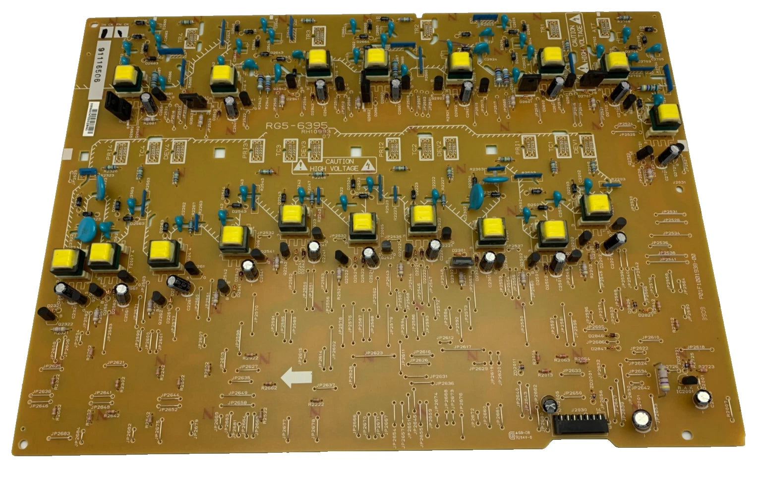 HP 4600/4650/4610 High Voltage Power Supply PC Board, RG5-6395