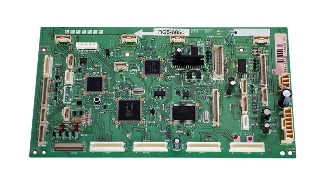 HP 5500n/5500dn/5500dtn/5500hdn DC controller PC board assembly, RG5-6850
