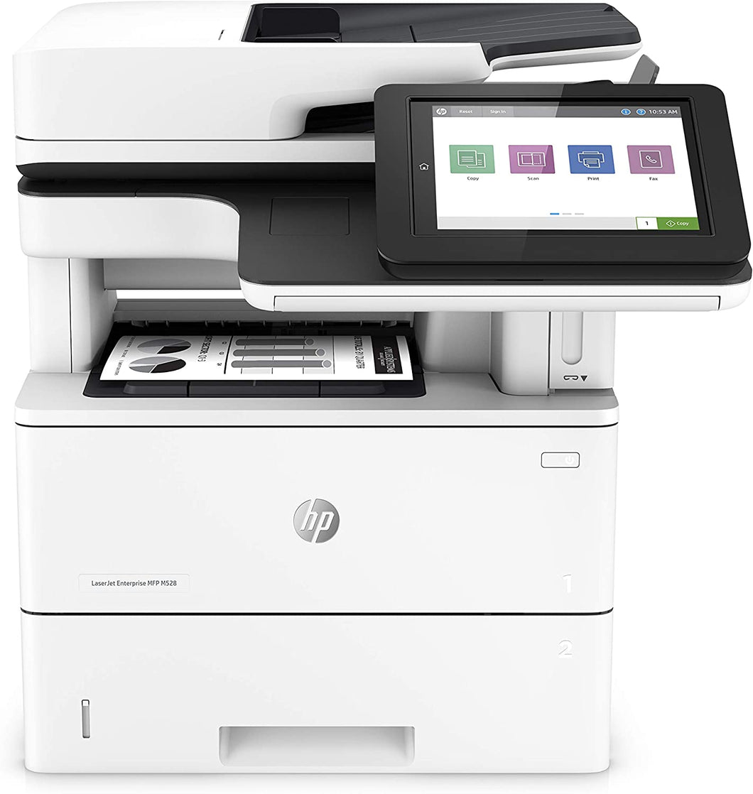 HP LaserJet Enterprise Flow M528F All-in-One Monochrome Printe NOB, 1PV65A
