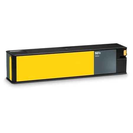 HP 981Y Remanufactured InkJet Cartridge Yellow 16K Extra High Yield, L0R15A