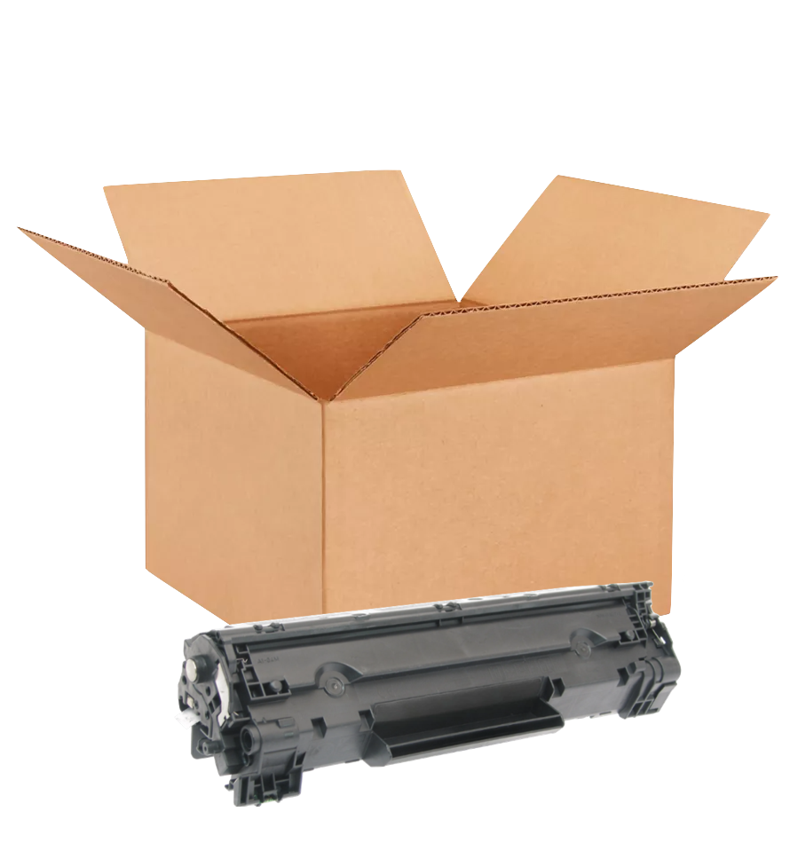 HP 83A New OEM Black Toner Cartridge Placed in Brown Box, CF283A