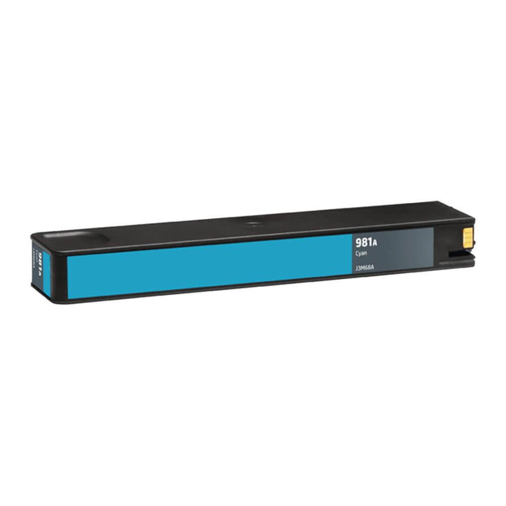 HP 981A Remanufactured InkJet Cartridge Cyan 6000 Yield, J3M68A